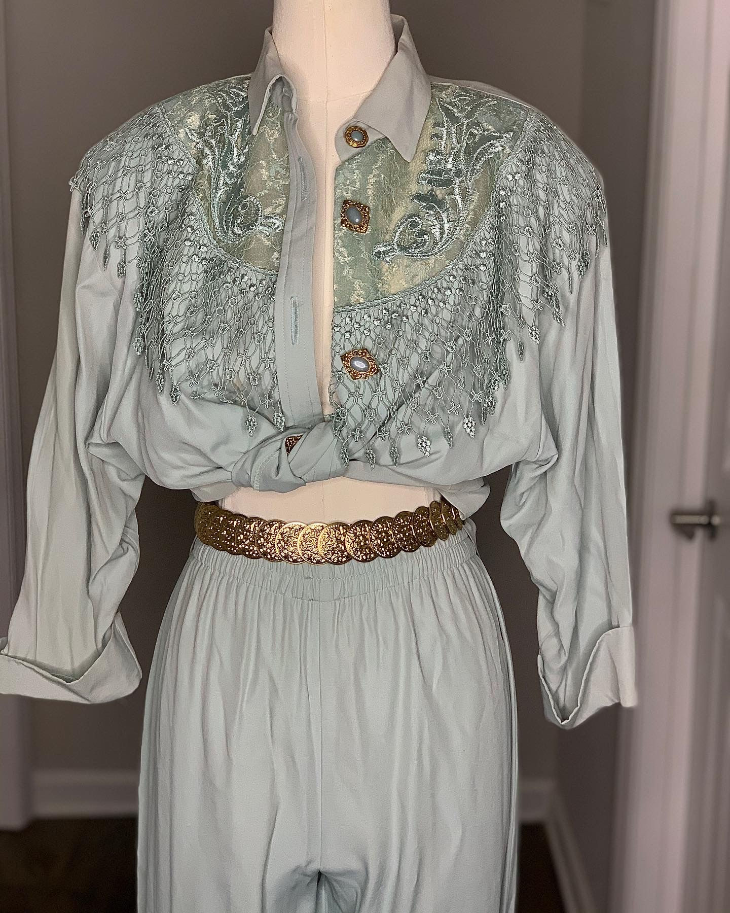 "Minty" 2pc set