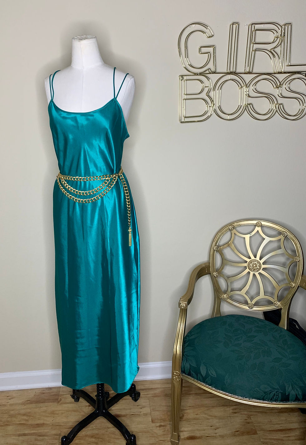 Thumbnail: "Tara" Strappy Slip Dress