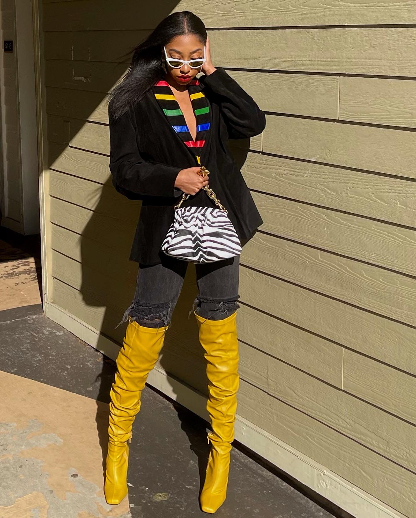 "Crayola" Leather Jacket