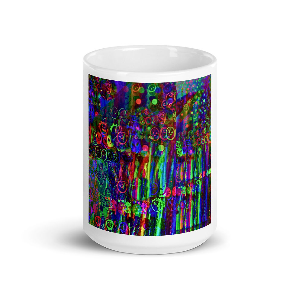 Thumbnail: Abnormaltown Front Cover Artwork (Without Name) White Glossy Mug