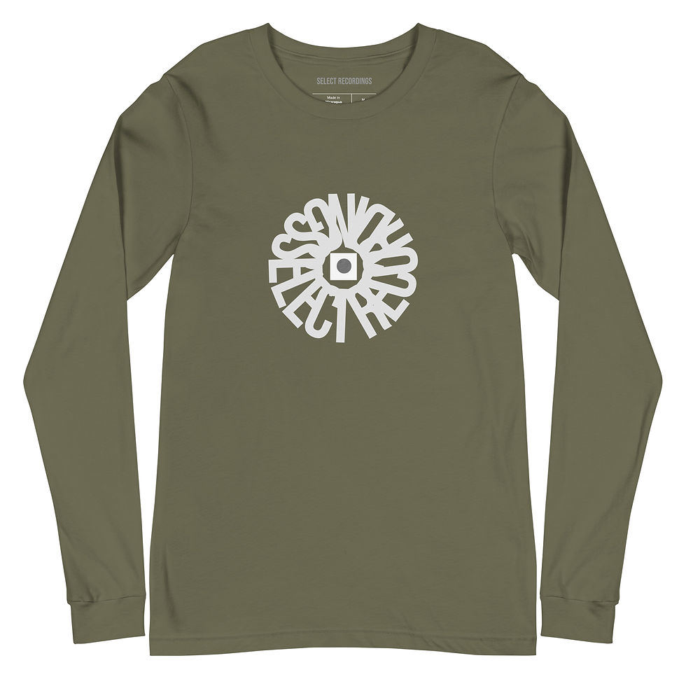 Thumbnail: Select Recordings Logo 2 Unisex Long Sleeve T-Shirt