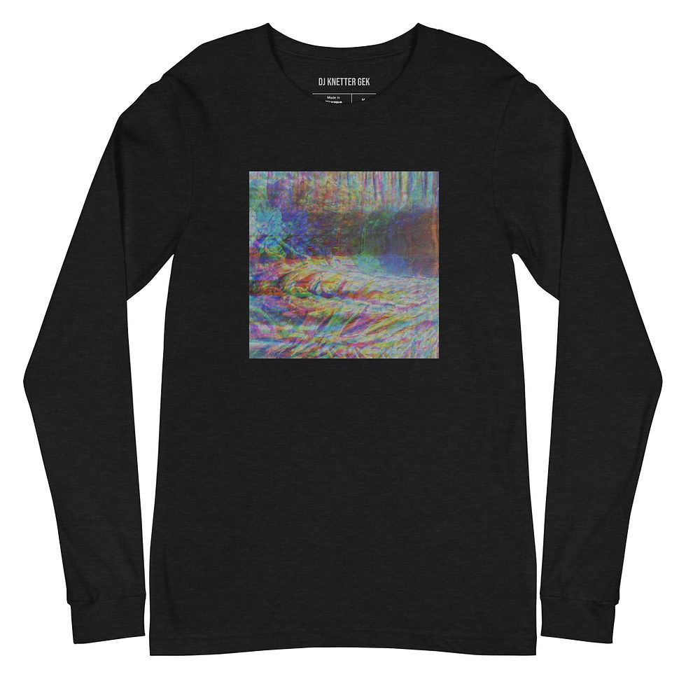 Thumbnail: DJ Knetter Gek Coda Cover Art Unisex Long Sleeve Tee (Without Name)