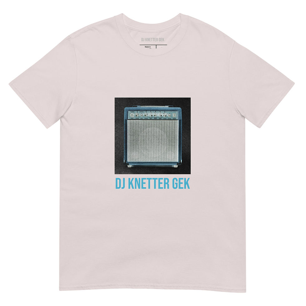 Thumbnail: Vol. 4 On The Floor Back Cover Speaker Art Unisex T-Shirt (With Name)