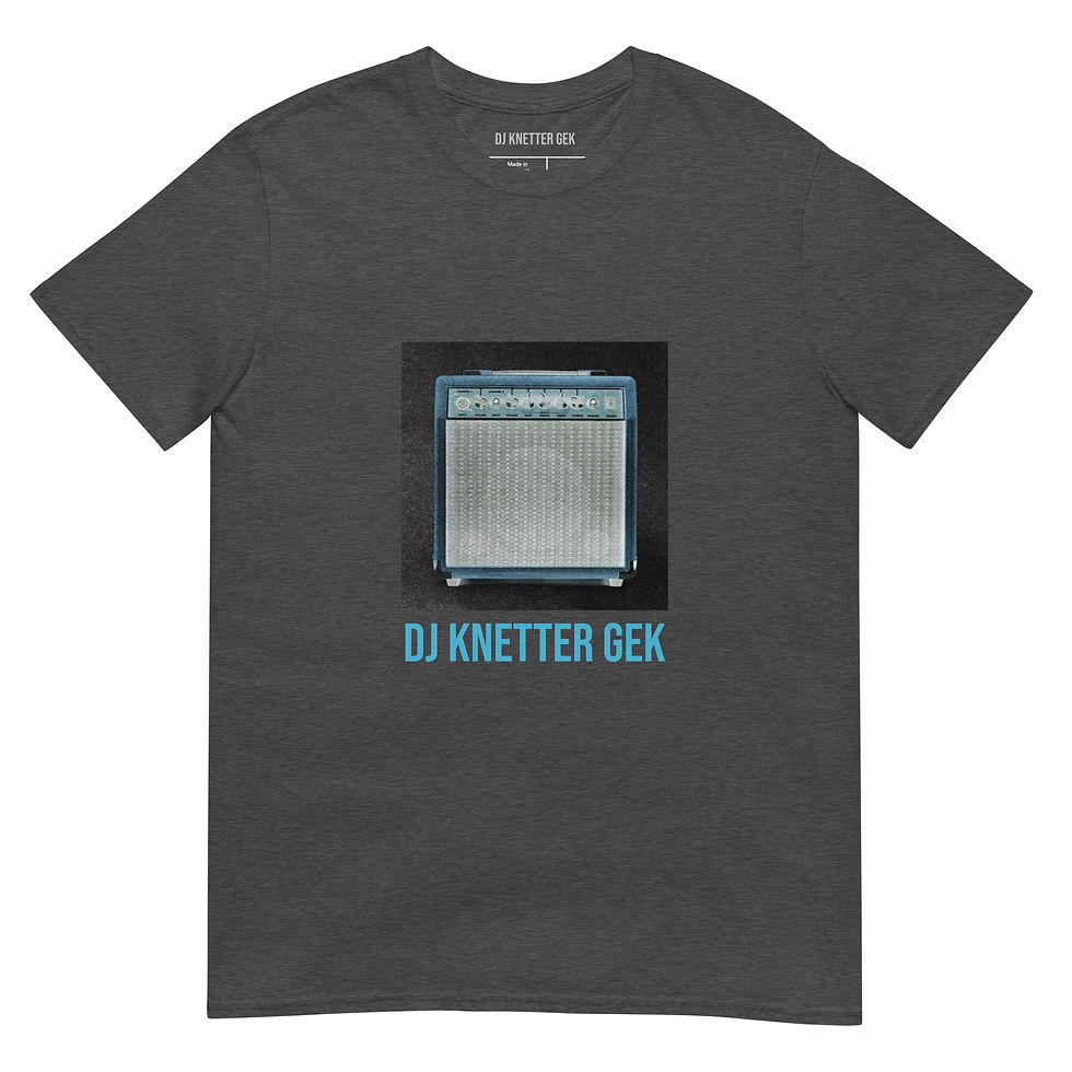 Thumbnail: Vol. 4 On The Floor Back Cover Speaker Art Unisex T-Shirt (With Name)