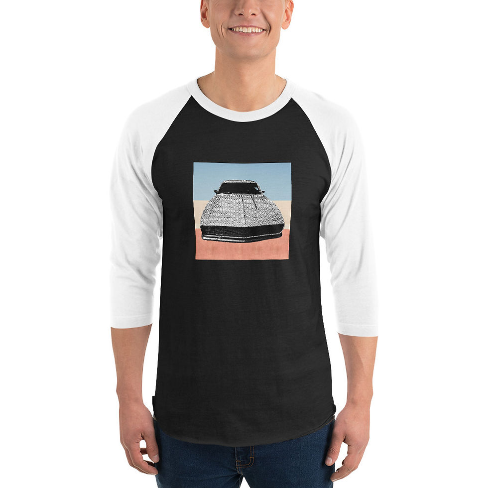Thumbnail: Vol. 4 On The Floor Front Cover Art 3/4 Sleeve Raglan Shirt (Without Name)