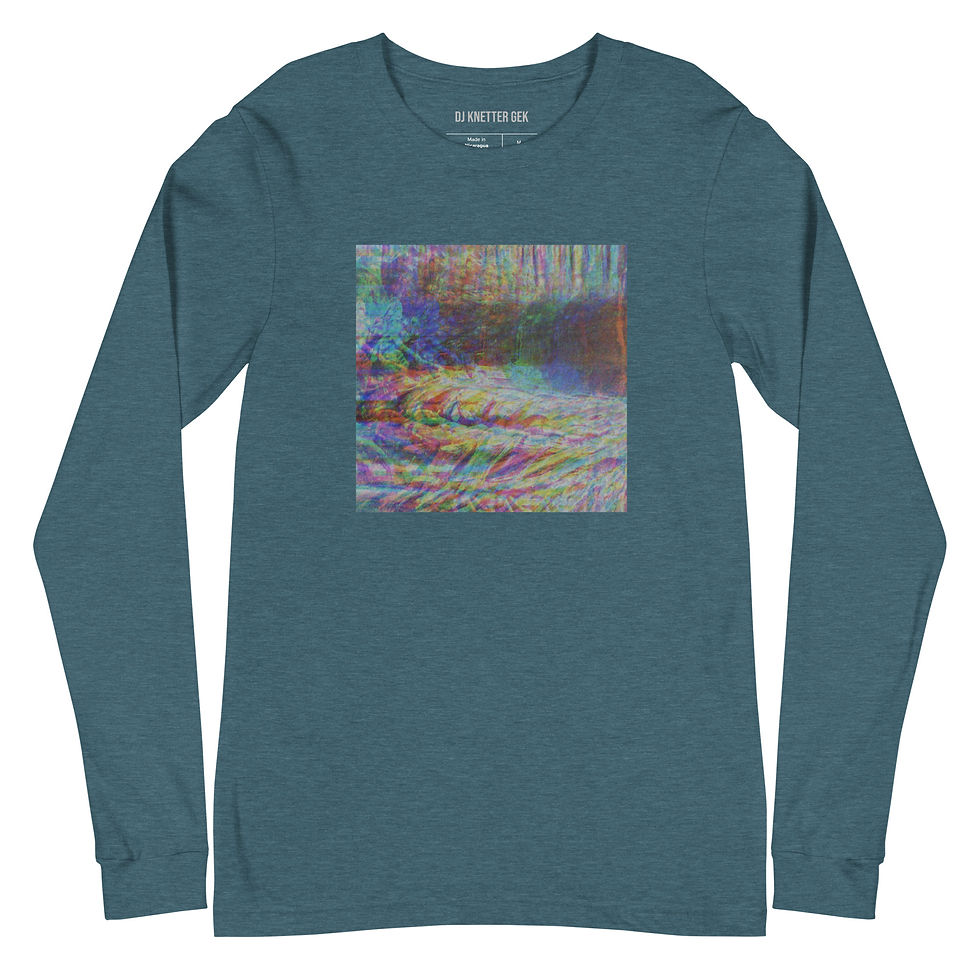 Thumbnail: DJ Knetter Gek Coda Cover Art Unisex Long Sleeve Tee (Without Name)