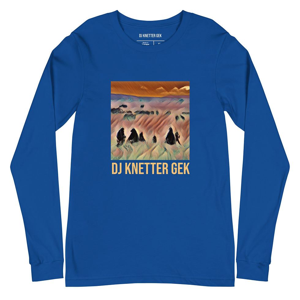 Thumbnail: DJ Knetter Gek Selim Artwork Unisex Long Sleeve Tee (With Name)