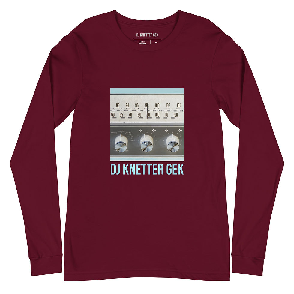 Thumbnail: Vol. 4 On The Floor Radio Inside Artwork Unisex Long Sleeve T-Shirt (With Name)