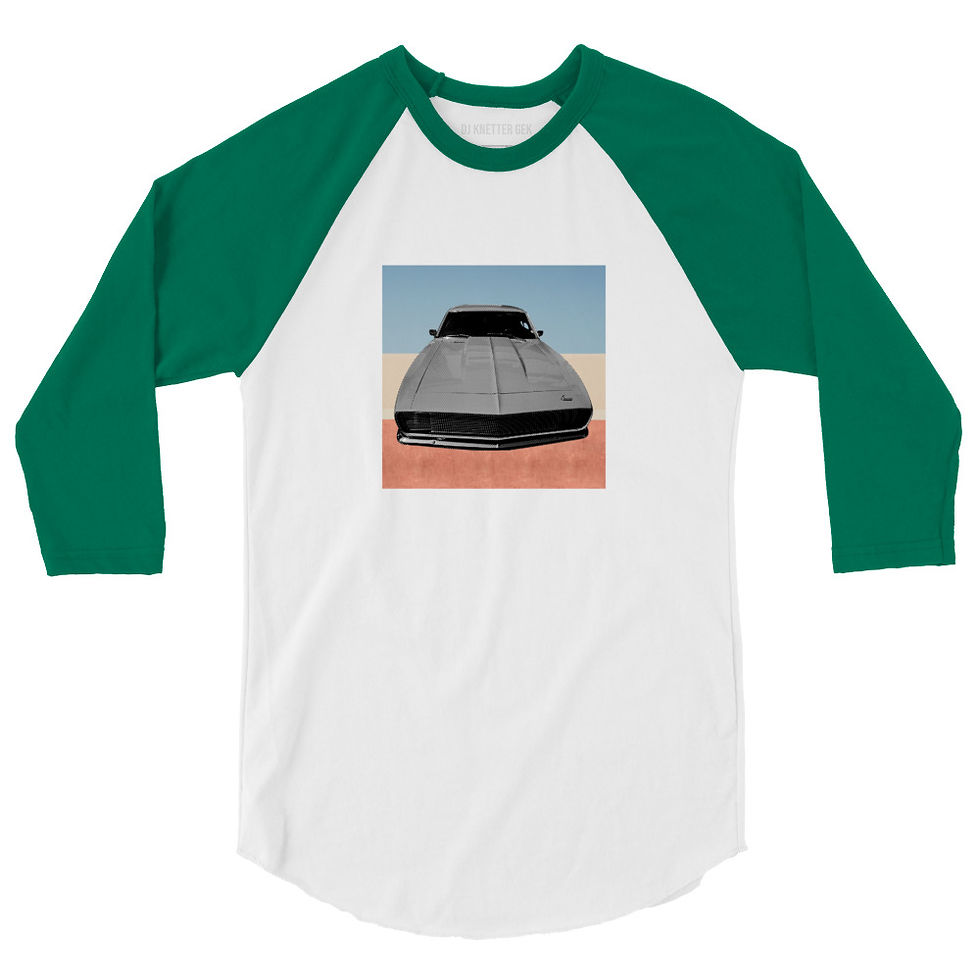 Thumbnail: Vol. 4 On The Floor Front Cover Art 3/4 Sleeve Raglan Shirt (Without Name)