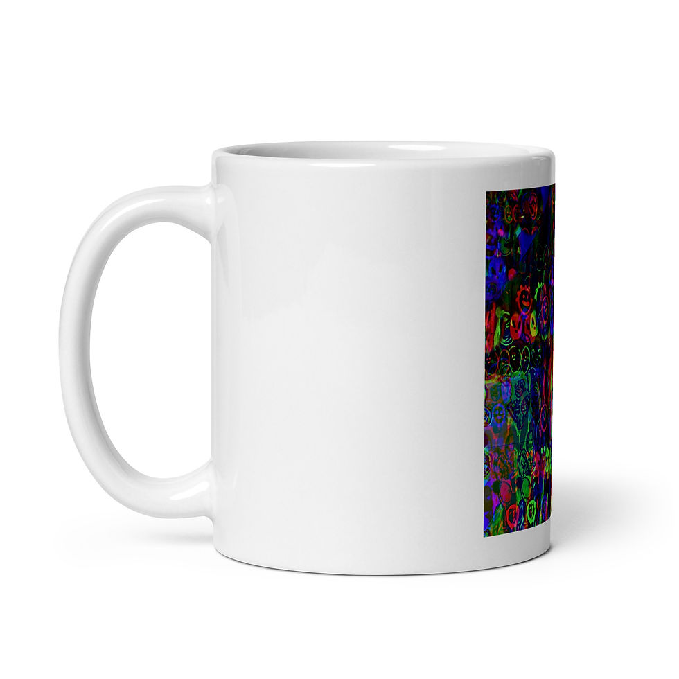 Thumbnail: Abnormaltown Front Cover Artwork (Without Name) White Glossy Mug
