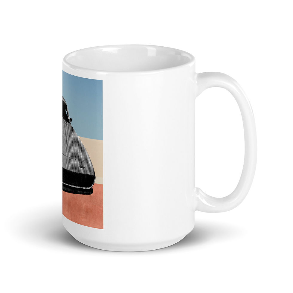 Thumbnail: Vol. 4 On The Floor Front Cover Artwork (Without Name) White Glossy Mug