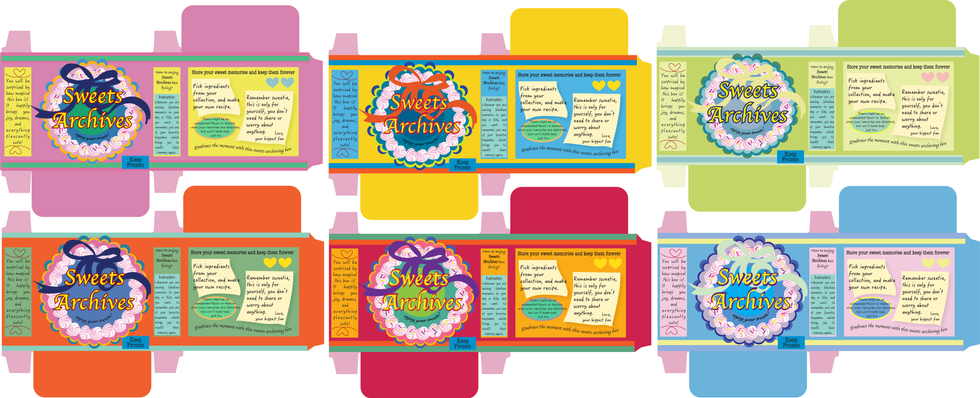 Overall image of package designs