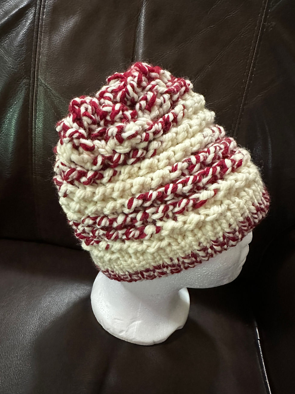 Thumbnail: Red and Cream Hat