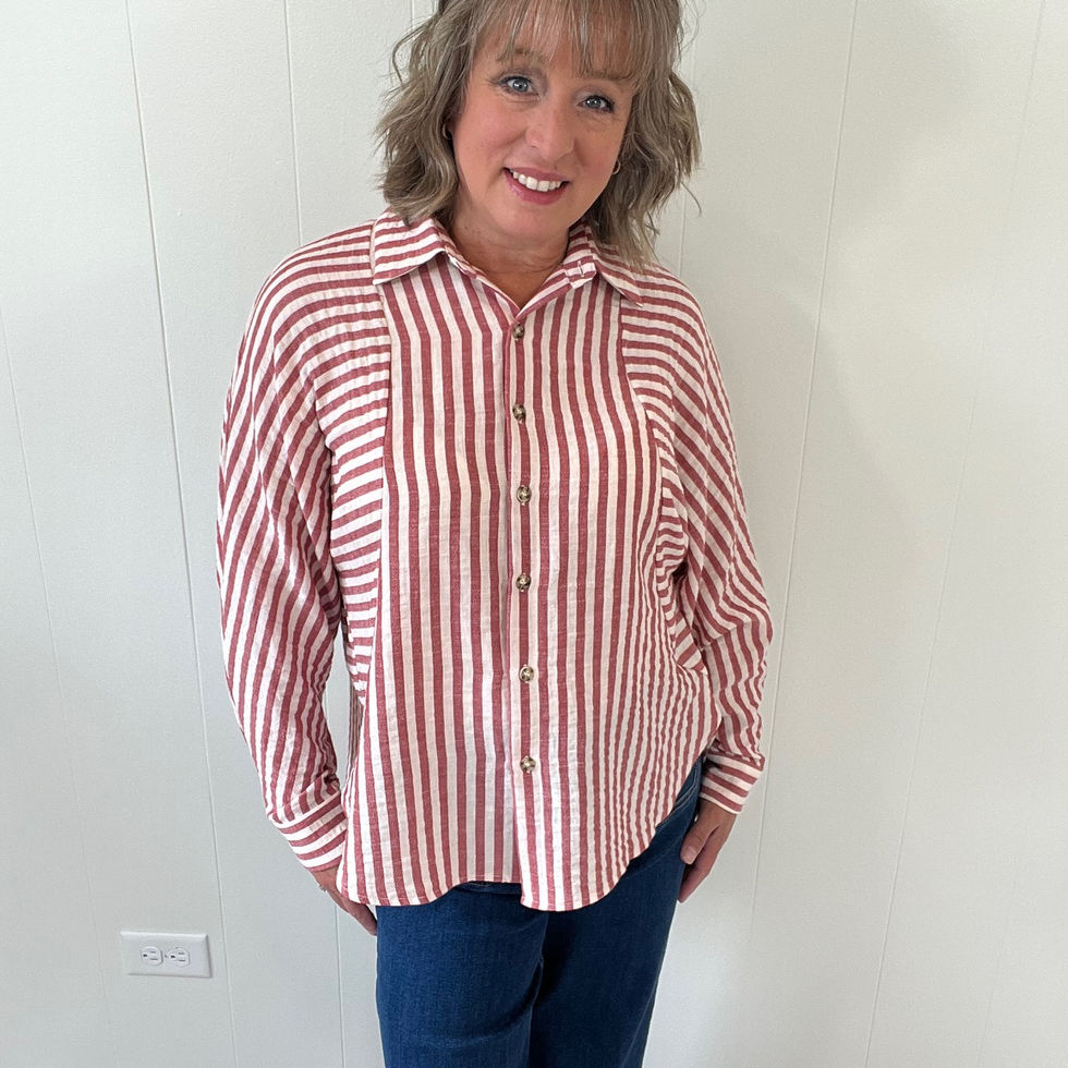 C&C Kathy Relaxed Fit Button Front Top 2619098 3