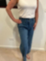 Hab Stretch Denim Tossed FLower Jean 11470