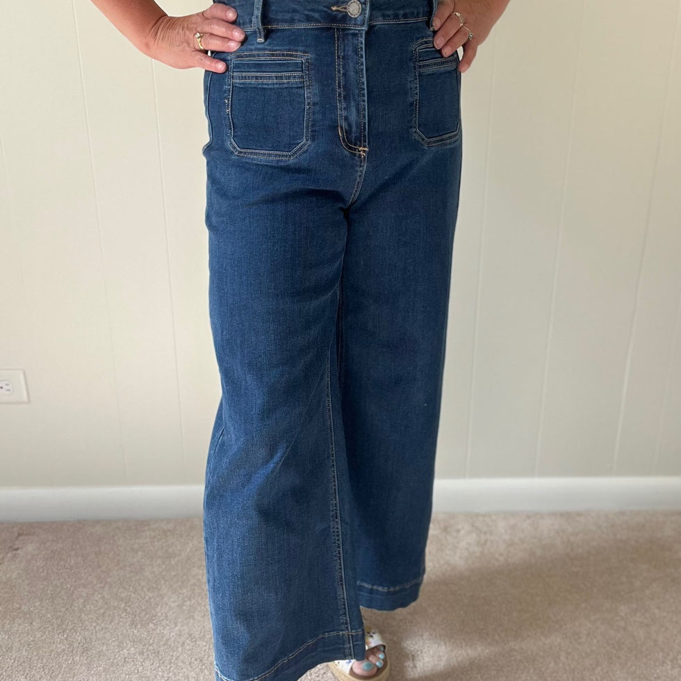 CB Crop Patch Pkt Flare Denim C5538RR 4