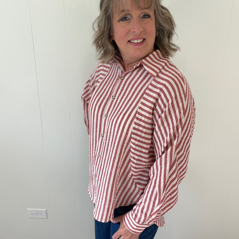 C&C Kathy Relaxed Fit Button Front Top 2619098 2