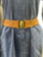 Oval Buckle Belt on