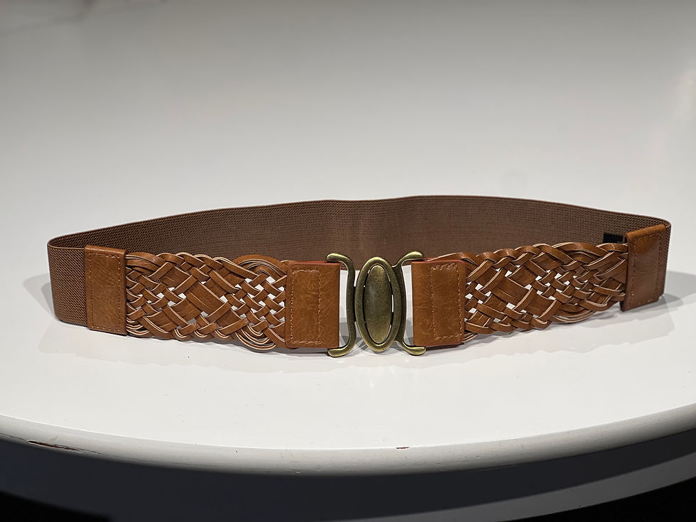 Oval Buckle Belt table