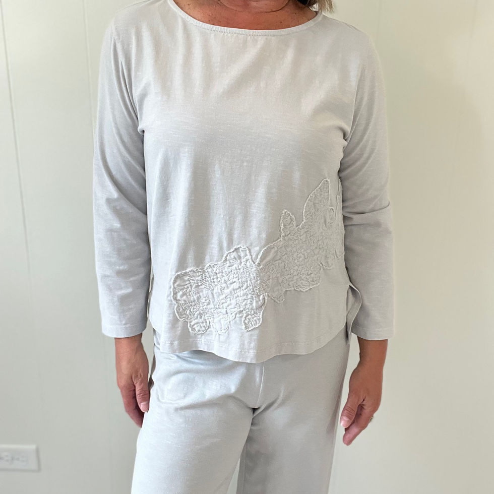 Esc emb dune boxy tee 15425 4