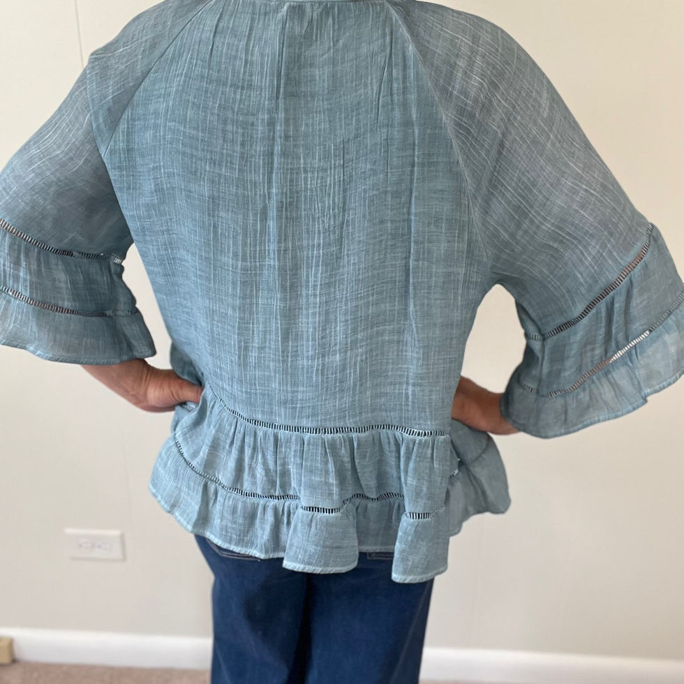 C&C Susan Flutter Sleeve Top 2619112 4