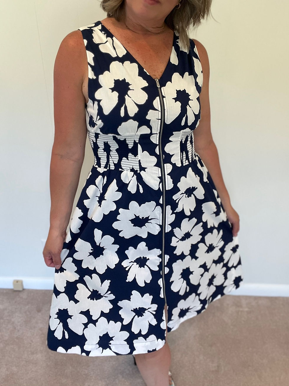 CB Cotton Voile Print Dress C3242P