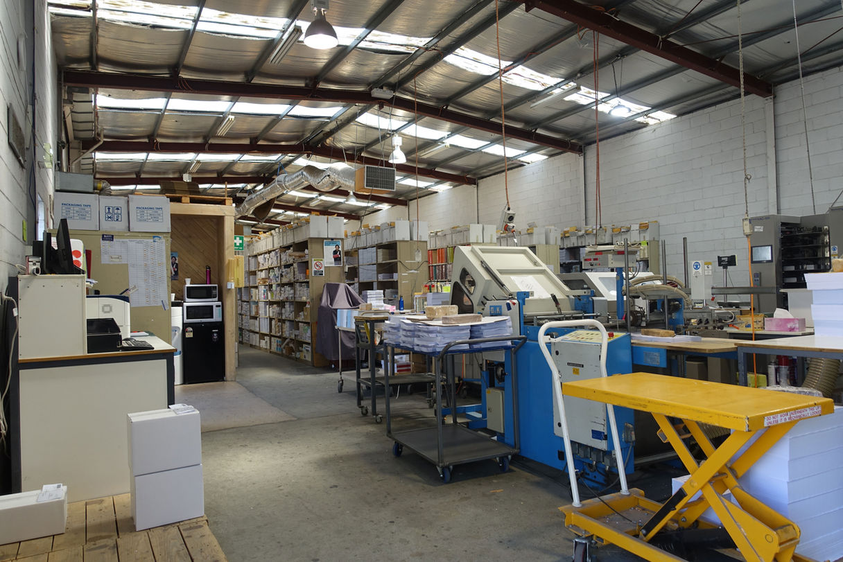 Bindery department