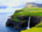 Múlafossur Waterfall