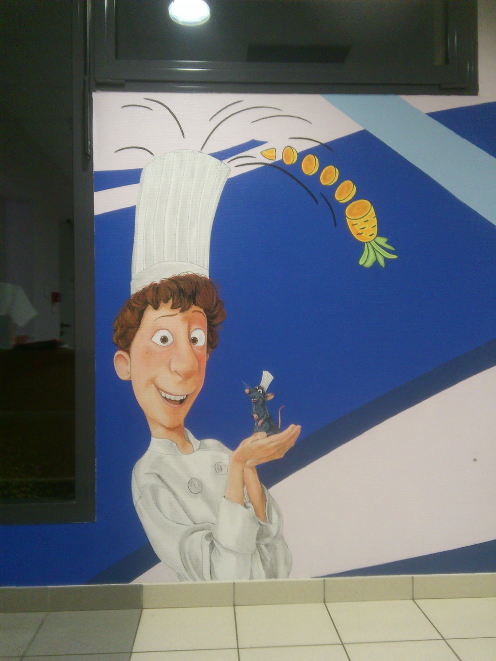 fresque cantine scolaire