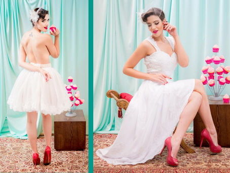 Estilo pin up para uma noiva diferente