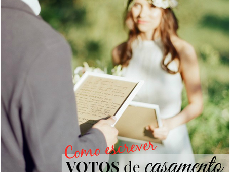Como escrever os votos de casamento