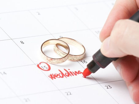 Como escolher a data do casamento