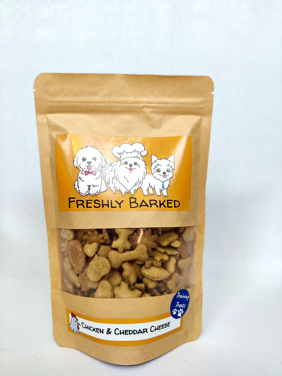 Thumbnail: Eggless Chicken & Cheddar Cheese Training Treats