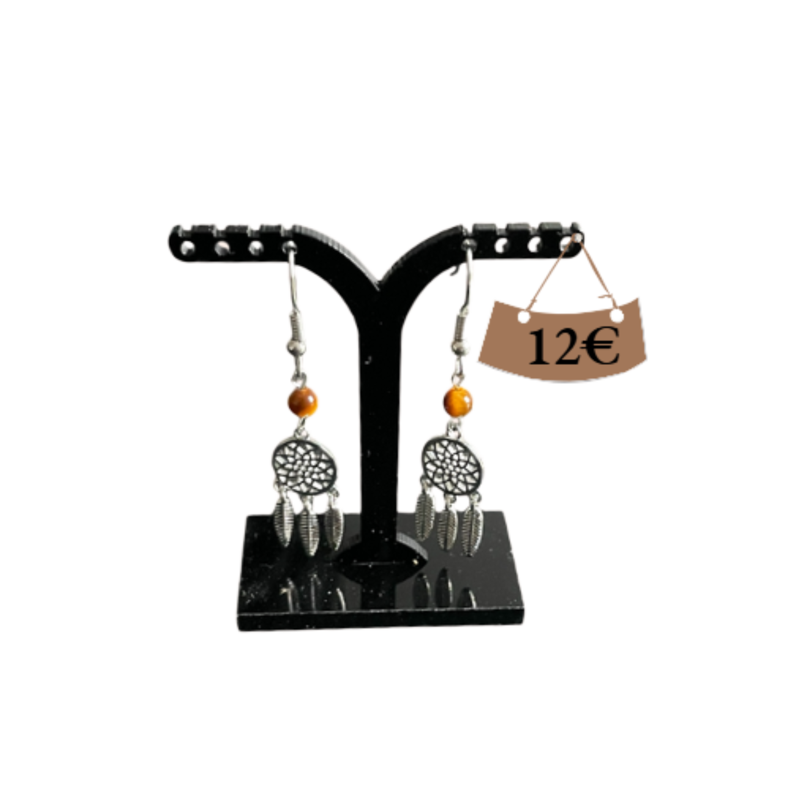 Boucles d'oreilles Œil de Tigre