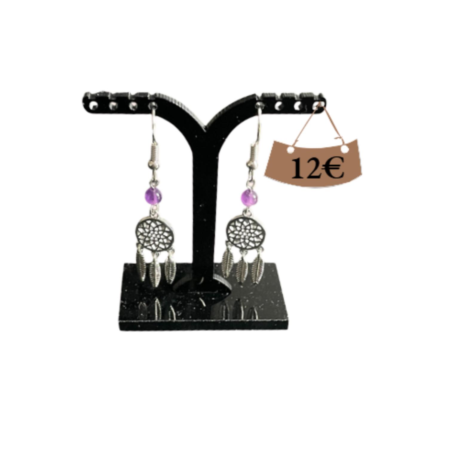 Boucles d'oreilles Améthyste
