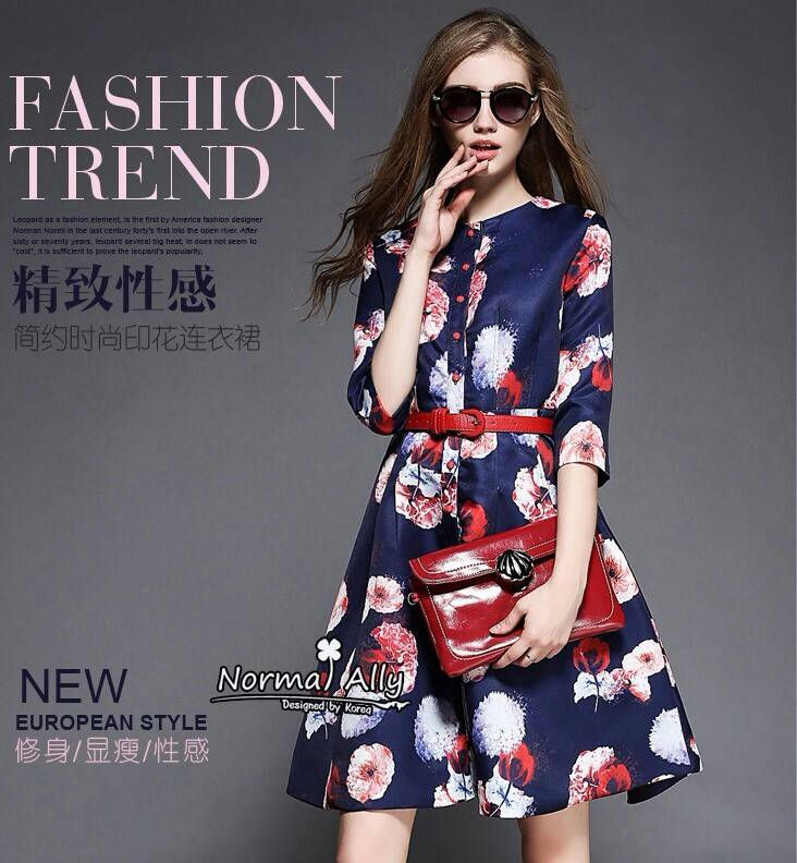 Thumbnail: DOLCE & Gabbana Flower Print Dress