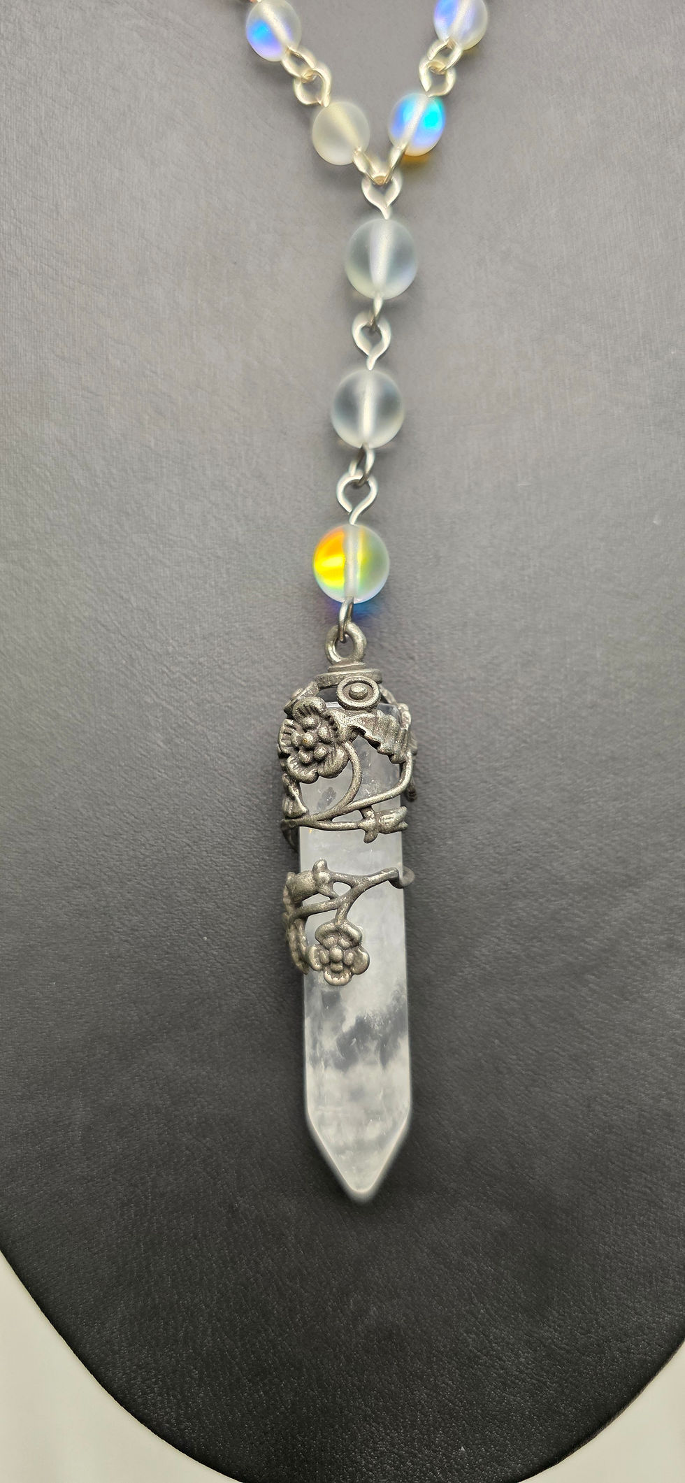 Miniatura: Wrapped Quartz Crystal Occult Rosary