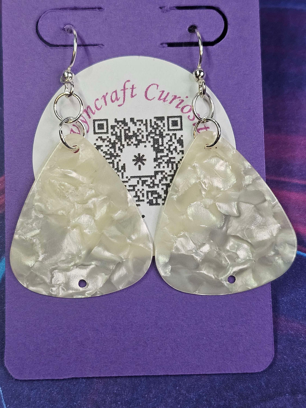 Miniature : Guitar Pick Earrings