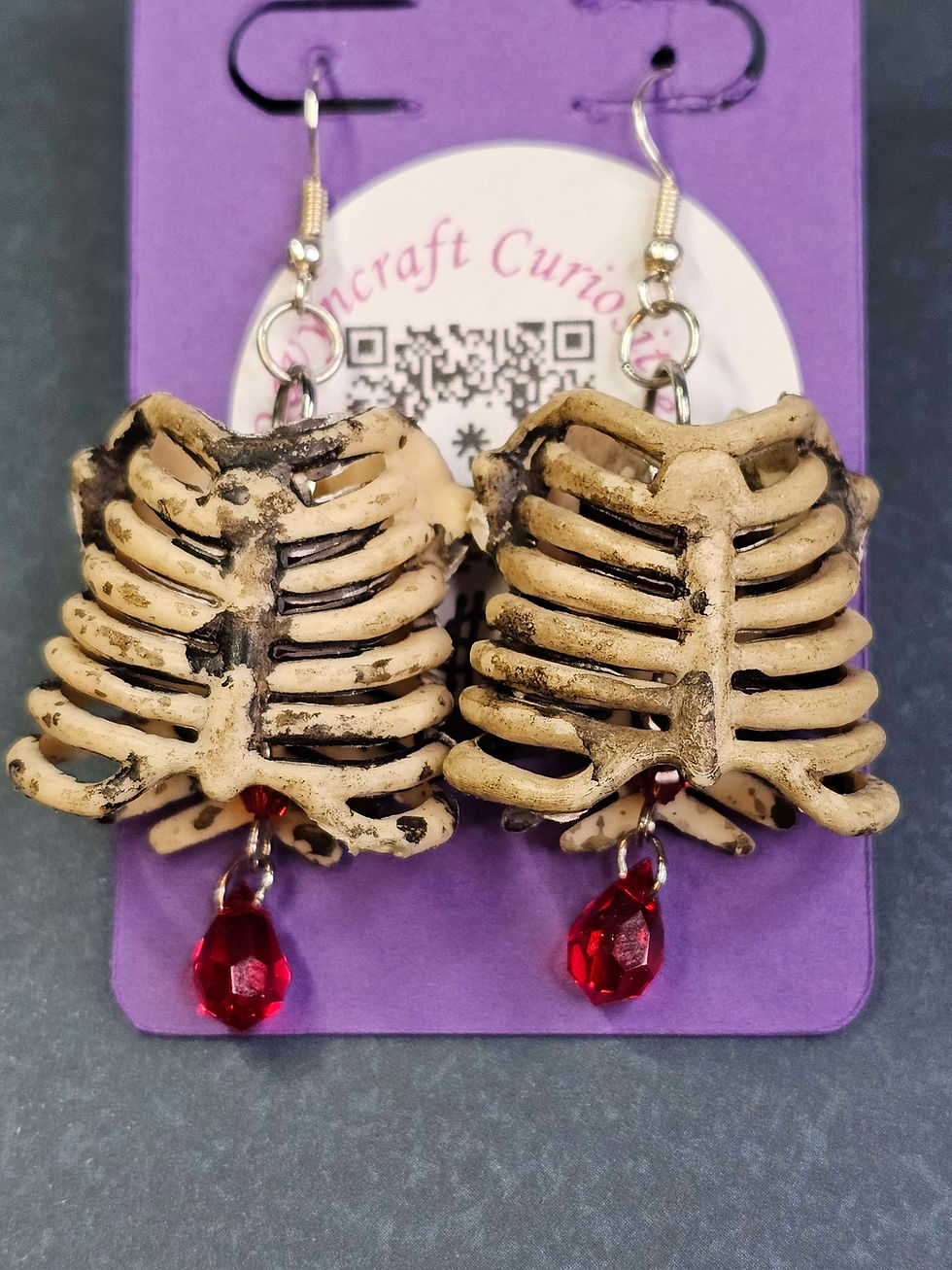 Миниатюра: Dripping Rib Cage Earrings