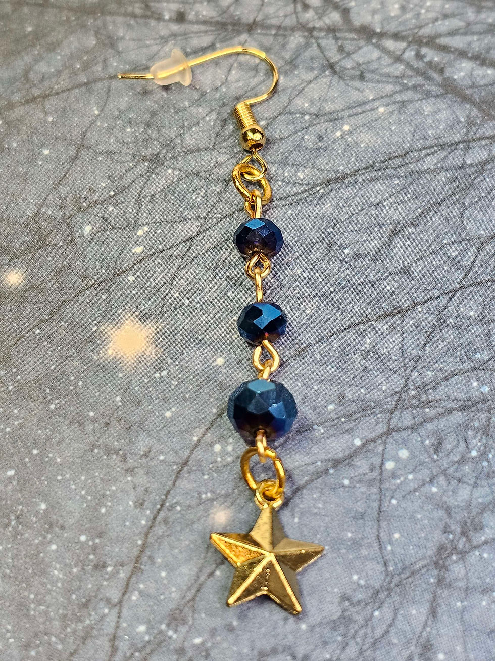 Miniaturbild: Star Struck Beaded Dangle Earrings