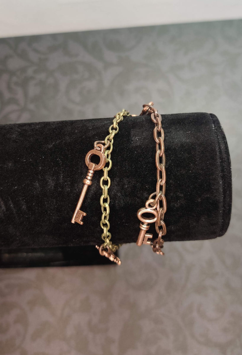 Miniatura: Key Dangles Bronze Bracelet