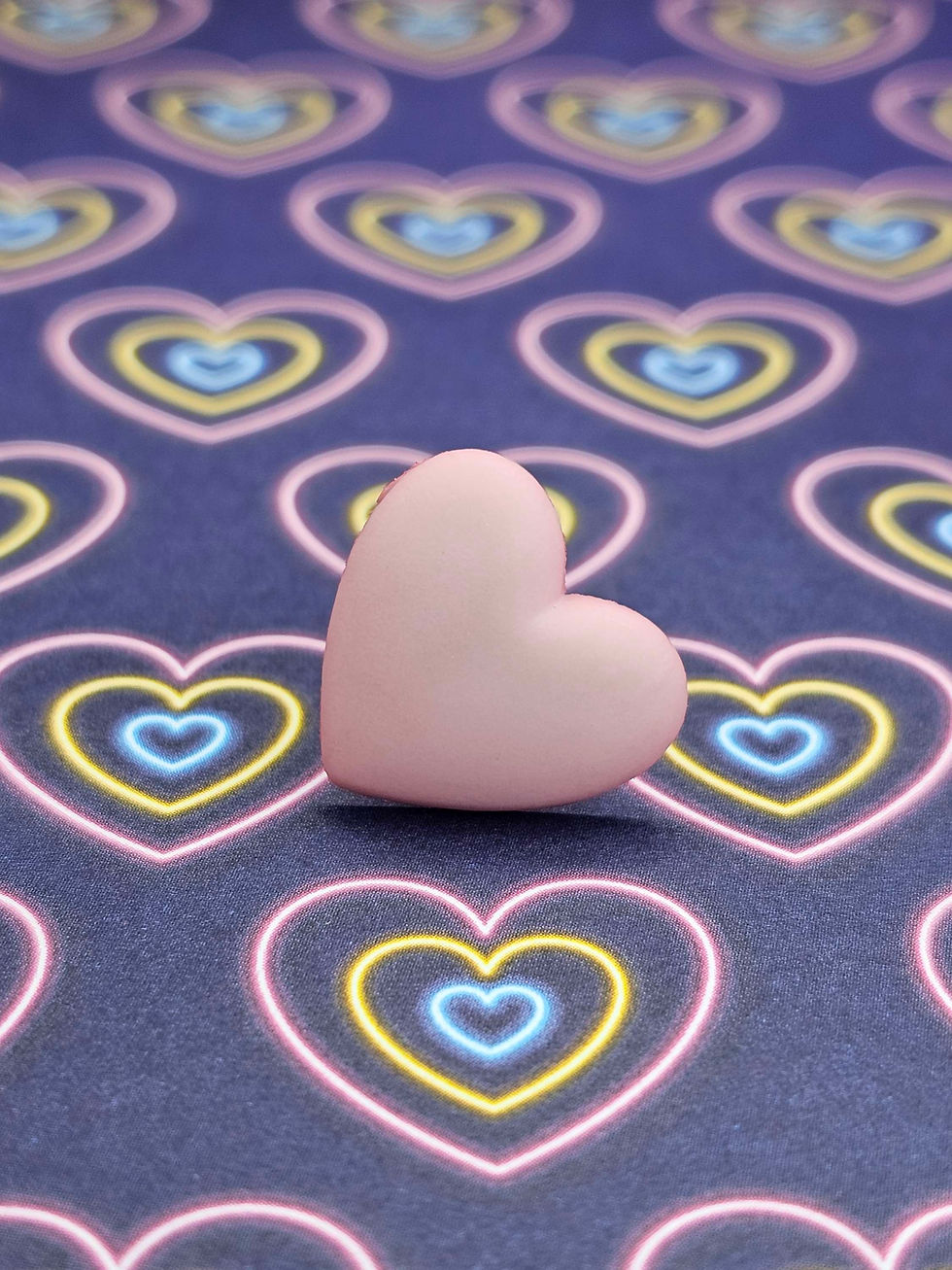 Миниатюра: Valentines Heart Stud Earrings