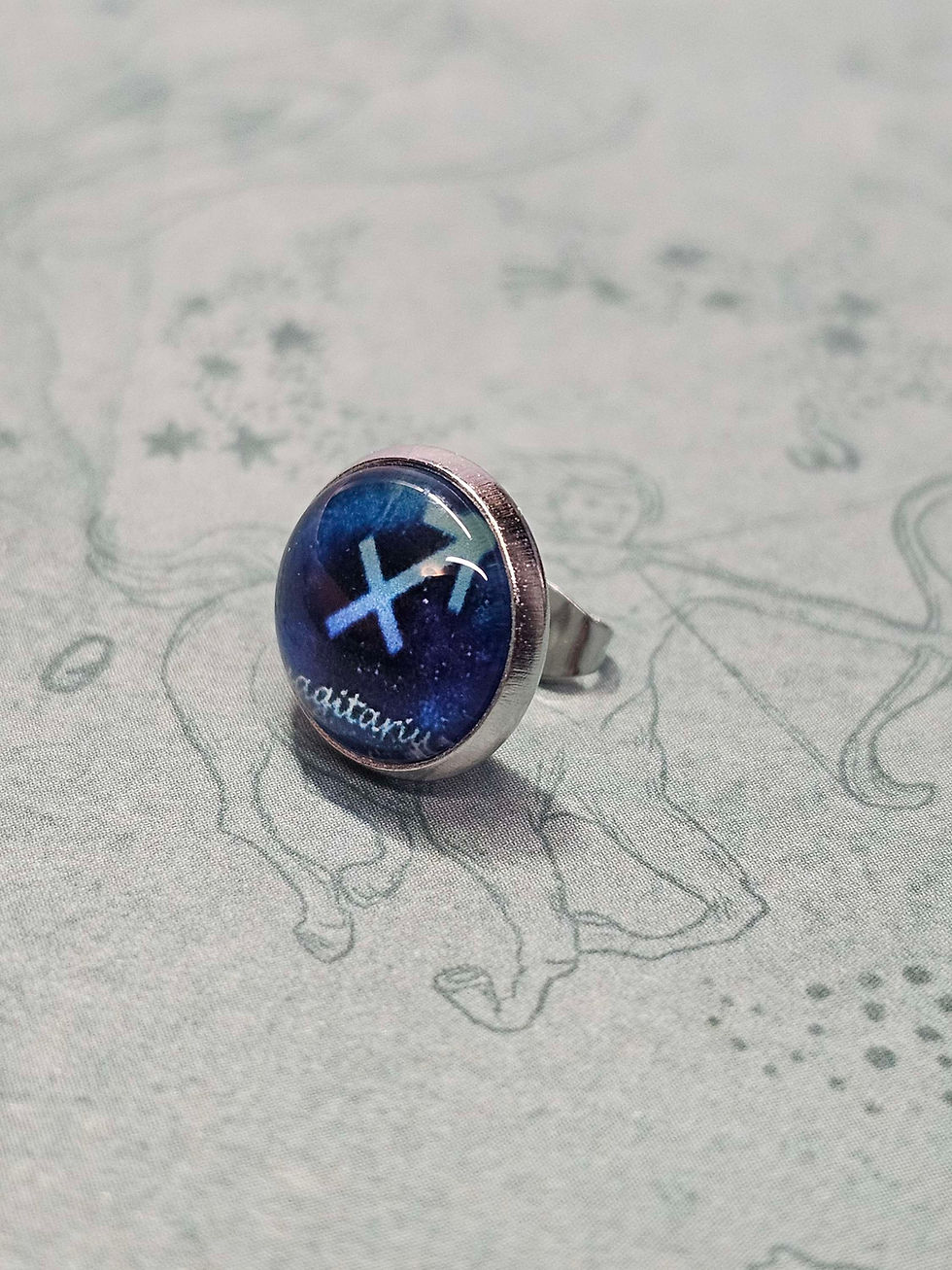 Thumbnail: Sagittarius Stud Earrings