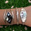Thumbnail: Vintage Sterling Silver Inlay Cuff