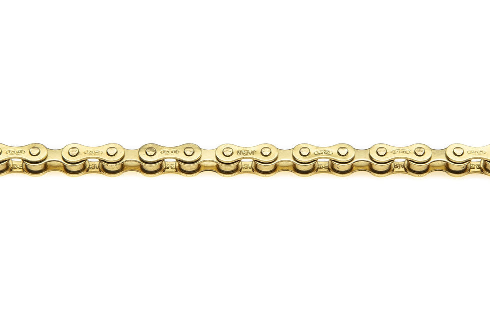 Thumbnail: 1/2 × 1/8 Gold ES410GP 116 Link Single Speed Chain