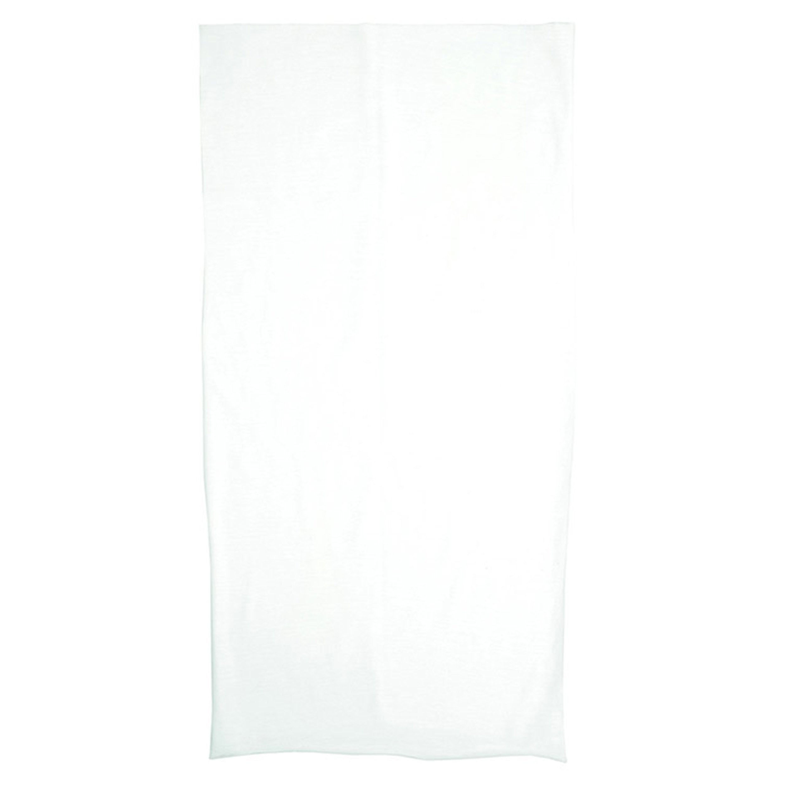 White Tubular Seamless Bandana