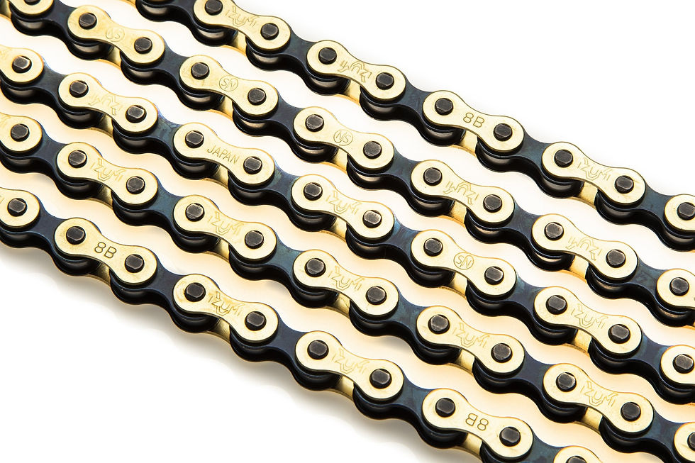 Thumbnail: 1/2 x 1/8 Gold IZUMI-V 106 Link Single Speed Chain