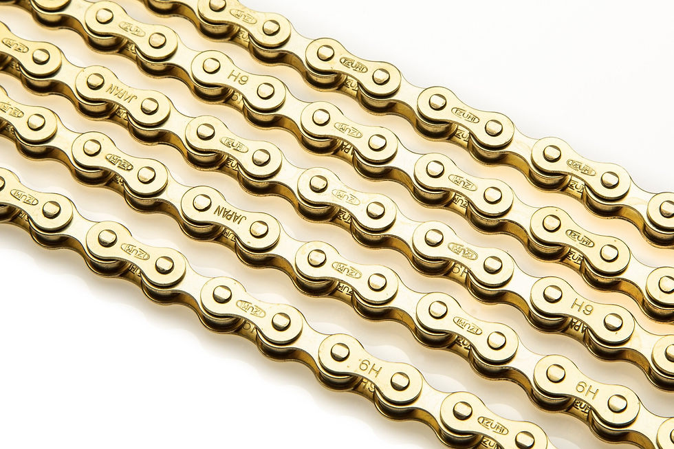 Thumbnail: 1/2 × 1/8 Gold ES410GP 116 Link Single Speed Chain