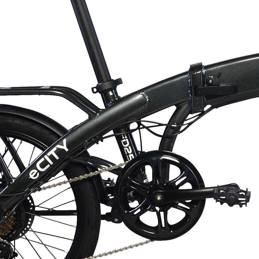 Thumbnail: eCity FD250 Rear Hub 20 inch Folding Electric City Bicycle