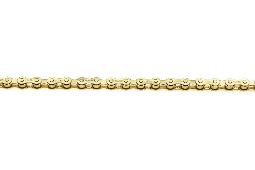 Thumbnail: 1/2 × 1/8 Gold ES410GP 116 Link Single Speed Chain